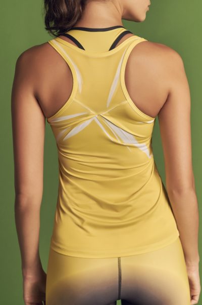 Pleat Tank Yellow H 1845