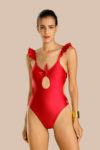 Coconut Bodysuit Red 3215_beige F