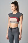 Rebel Cropped Top Coral Lauf Main 2