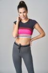 Rebel Cropped Top Lauf Pink Main 2