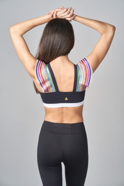 Rainbow Bra Multi Colour Back – Lauf