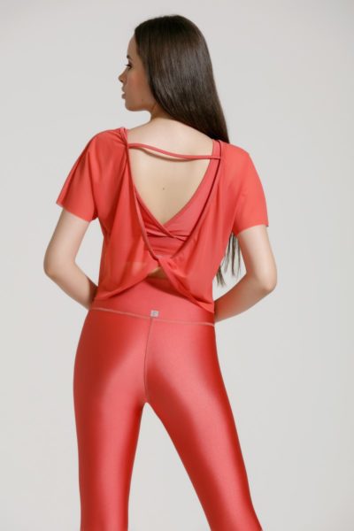 Carly Top Red Back WeFit
