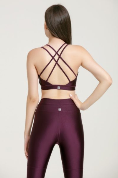 Bee Bra Bordeaux Back WeFit